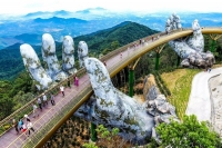 Ba Na Hills - Golden Bridge Day Tour: Cable Car, Buffet Lunch, Fantasty Park